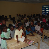  &ndash; The students assemble in the classrooms at their newly made desks and benches.....© 2008 Nazareth House Media, JBM photographer