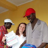  &ndash; Foray handed out each bed net to every family.....© 2008 NHA photos