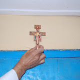  &ndash; Cross blessed in Assisi by The Rt. Rev. Robert S. Morse given to NHA Kabala School and placed above the door entrance...© 2008 September Nazareth House Apostolate Media, James B. Mansaray, photographer.