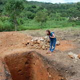  &ndash; Restroom being constructed for School..© 2008 September Nazareth House Apostolate Media, James B. Mansaray, photographer.