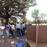 Luckily not much wind these days - otherwise the voting would not be secret any more