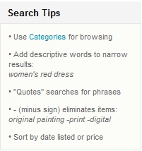 Etsy Search Tips Etsy Search Tips