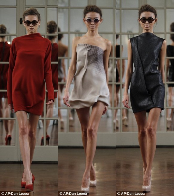 Moda Outono Inverno por Victoria Beckham Inverno 2010/2011