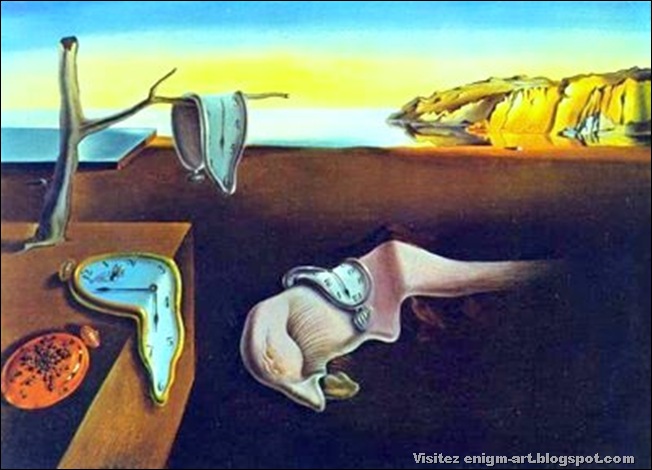 Salvador Dali, la persistance de la mémoire, 1931 Salvador Dali, la persistance de la mémoire, 1931