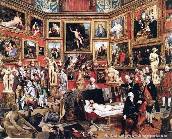 Johann Zoffany, La tribune des offices Johann Zoffany, La tribune des offices