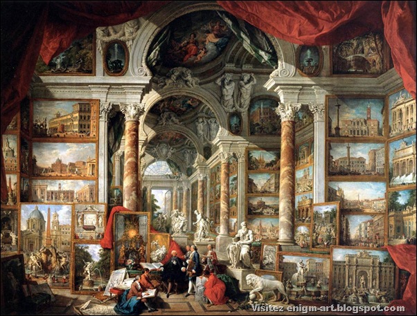 Giovanni Paolo Pannini, Galeries de la Rome Moderne Giovanni Paolo Pannini, Galeries de la Rome Moderne