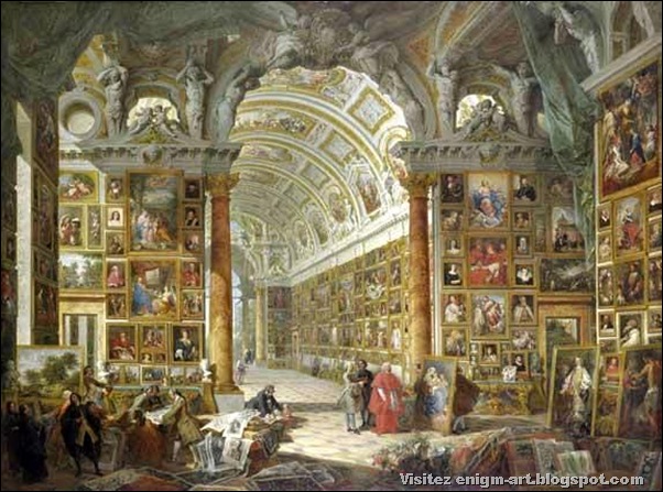 Giovanni Paolo Pannini,Galerie de la Rome antique Giovanni Paolo Pannini,Galerie de la Rome antique