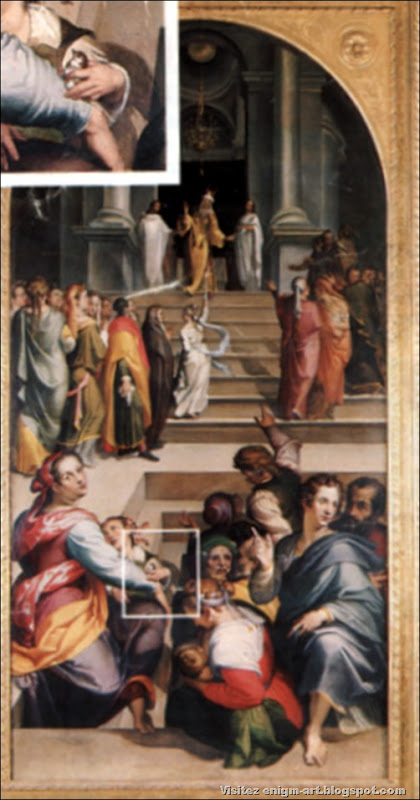 Bartolomeo Passarotti, La présentation de la vierge au temple, 1583