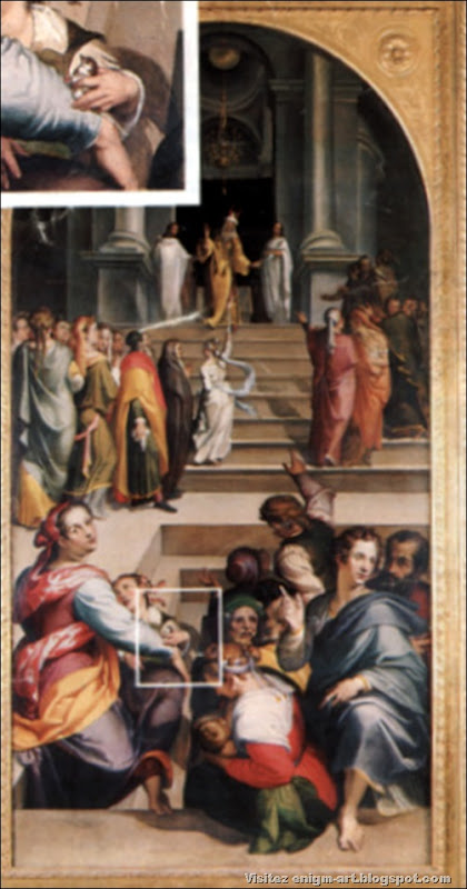 Bartolomeo Passarotti, La présentation de la vierge au temple, 1583 Bartolomeo Passarotti, La présentation de la vierge au temple, 1583
