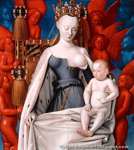 [Jean Fouquet, Vierge à l'enfant, 1450[7].jpg]