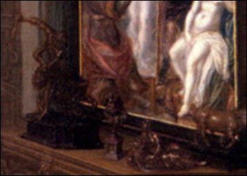 Détail, Anonyme Flamand, Allégorie de l'art et de la science, 1622-1632 Détail, Anonyme Flamand, Allégorie de l'art et de la science, 1622-1632