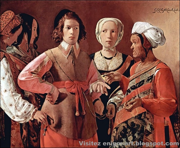 Georges de la Tour, La bonne aventure, 1632 Georges de la Tour, La bonne aventure, 1632