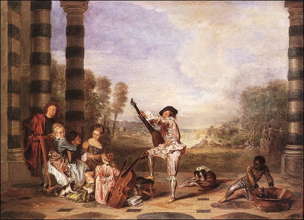  Watteau, Les charmes de la vie, 1718     