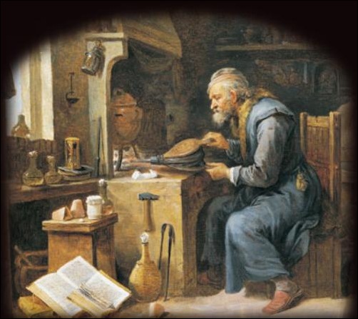 David Teniers ,L'alchimiste David Teniers ,L'alchimiste