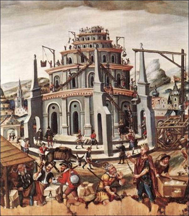 Maître Allemand inconnu, Tour de Babel