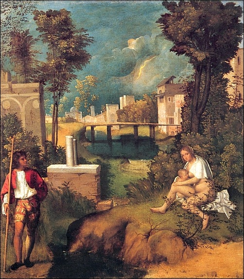 Giorgione, La tempête