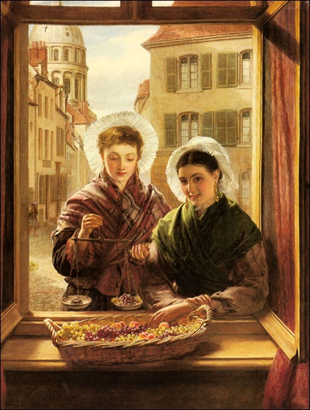 William Powell Frith, Jeunes femmes à la fenêtre William Powell Frith, Jeunes femmes à la fenêtre