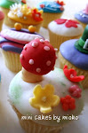 custom made cupcakes - Alice in Wonderland theme