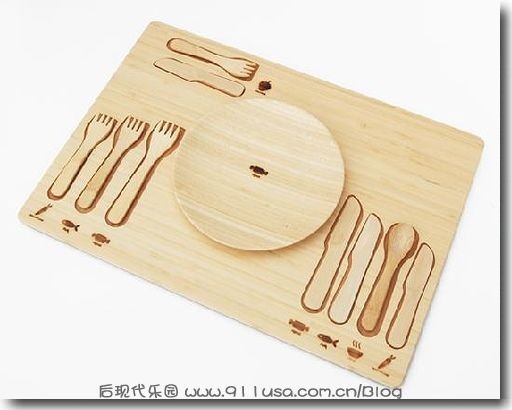 可爱的木制餐具套装 可爱的木制餐具套装