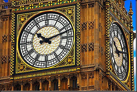 Big Ben clockface