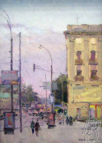 Гузанов Ф. В. У Павелецкого вокзала, 2001 г.
