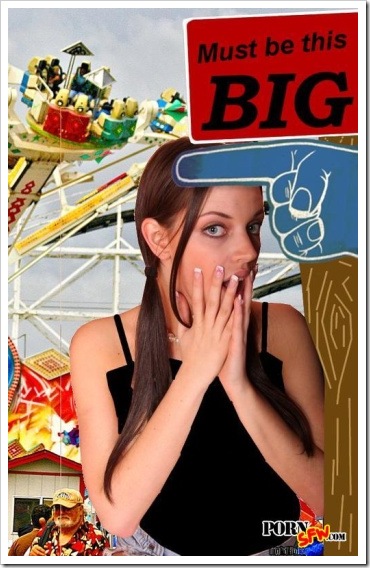 Funny adult pictures -  Woman at fair.