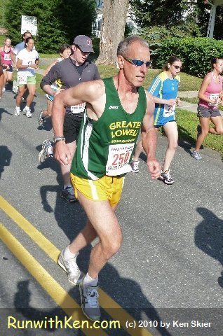 Runners at the 2010 Bridge of Flowers 10K in Shelburne Falls, MA. (see more race photos at runwithKen.com)
