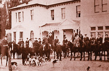 Otago Hunt at Corstorphine House circa 1900