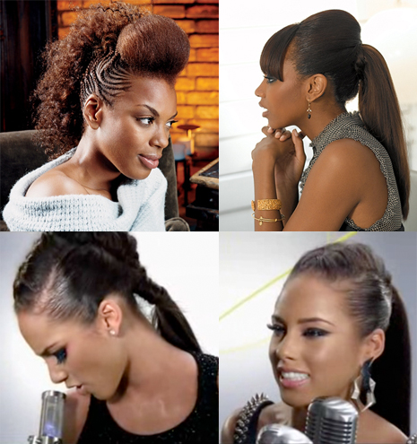 Alicia Keys Bond hairstyle Alicia Keys Bond hairstyle