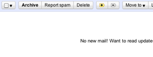 Gmail inbox empty