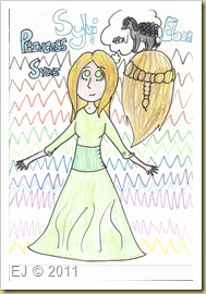 Elliana Drawing 3 Pegasus illustration of Sylvie
