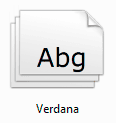 Font Management in Windows 7 Screenshoots