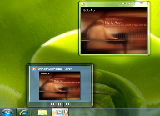 WMP 12 taskbar control