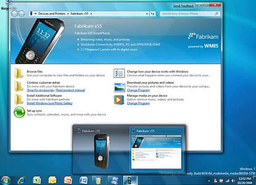 Windows 7 DeviceStage