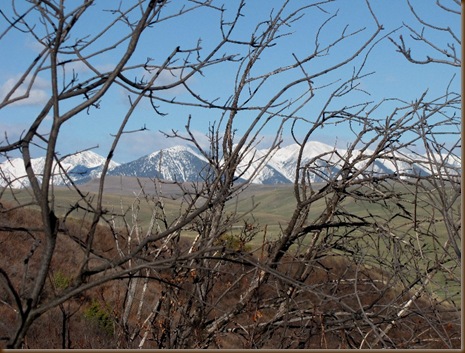 Spring snow on the mtns