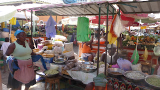 Markt von Praia, Santiago.