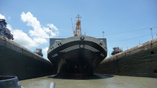 In den Pedro Miguel Locks.