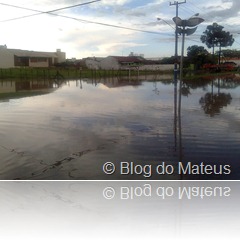 Alagamento das ruas na Avenida Brasil em Lages, Santa Catarina Alagamento das ruas na Avenida Brasil em Lages, Santa Catarina