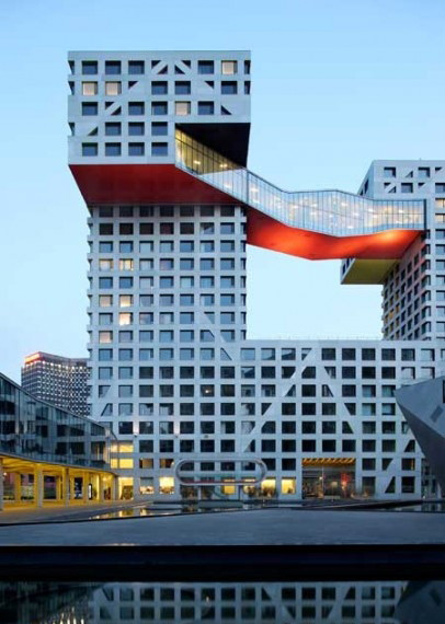 Steven Holl Architects have connected buildings in a multipurpose hybrid