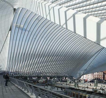 Railway station - High-speed railway system in Belgium