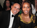 Los Angeles, CA - April 4, 2009 - Sponsor Simon Boyce, CEO Sad Boy Films joins UK star, Samantha Mumba front row at the Julia Clancey F/W 2009 "All That Glitters"