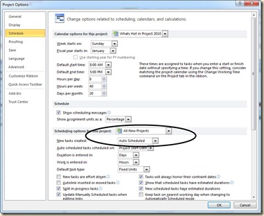 Setting the Default Task Mode