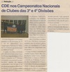 Nacional de Clubes 3ª e 4ª divisões (Tomar) - JE 09-01-2009