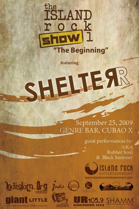 SHELTER - the beginning - poster