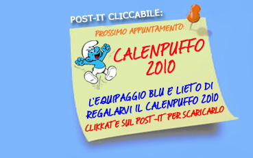 Scaricate il calenpuffo 2010