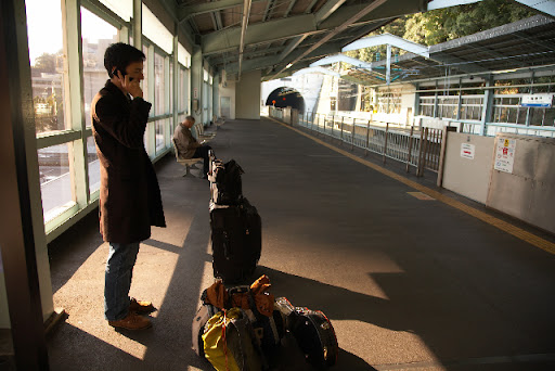 kicked off the train at okayama