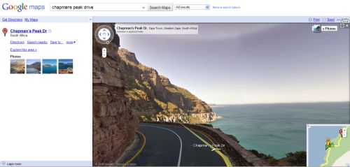 Chapman's Peak Drive in Cape Town - click to view larger image