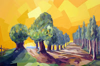 Oil on stretched canvas 80cm X 120cm