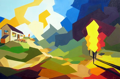 Oil on stretched canvas 80cm X 120cm