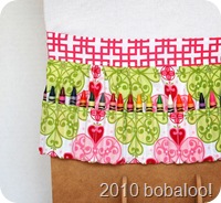 crayon apron crayon apron